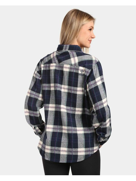 Kilpi Női sportos flanel ing Kilpi FLANNY-W kék