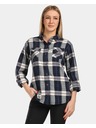 Kilpi Női sportos flanel ing Kilpi FLANNY-W kék