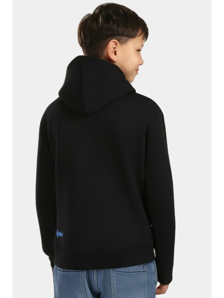 Kilpi Fiú pamut kapucnis pulóver Kilpi NORTHEN-JB Fekete