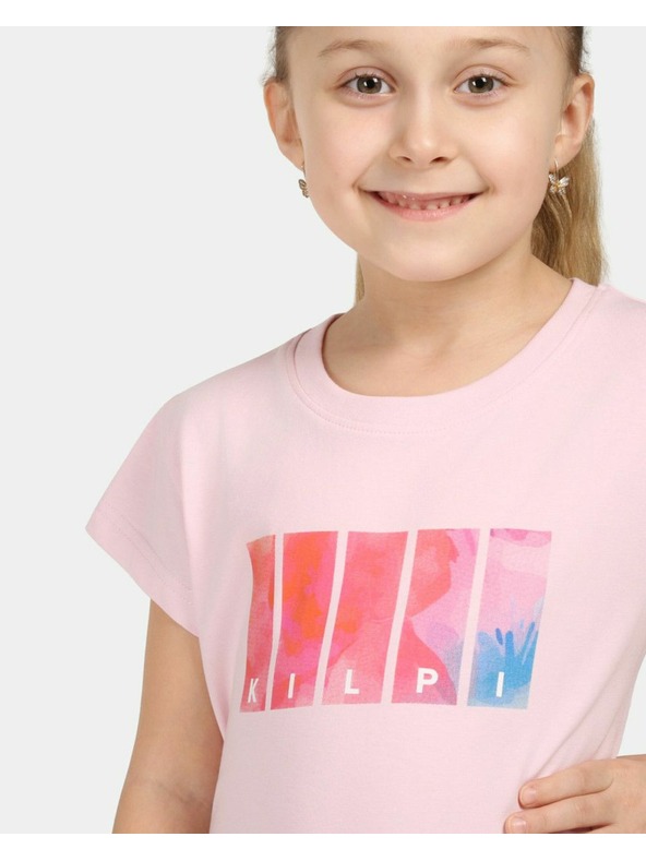 Kilpi Lány pamut pólő Kilpi ALBION-JG Világos rózsaszín