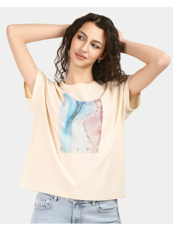 Kilpi Női pamut pólő Kilpi JERSIE-W Bézs