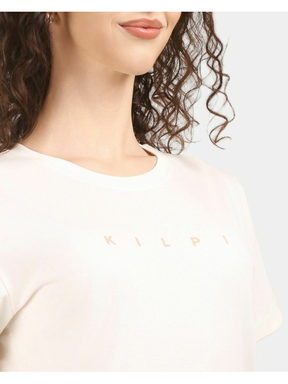 Kilpi Női rövid ujjú pamut pólő Kilpi PROLIX-W Fehér