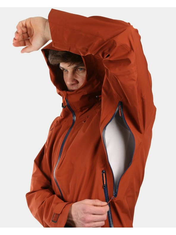 Kilpi Férfi hardshell vízálló kabát Kilpi MAMBA-M Barna