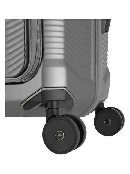 Travelite Utazási bőrönd Travelite Millennium S Front pocket Silver