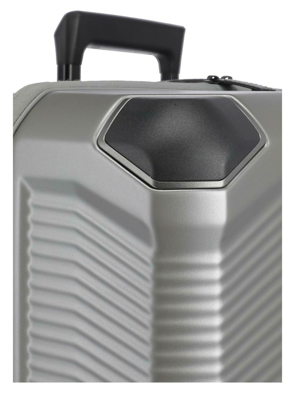 Travelite Utazási bőrönd Travelite Millennium S Front pocket Silver