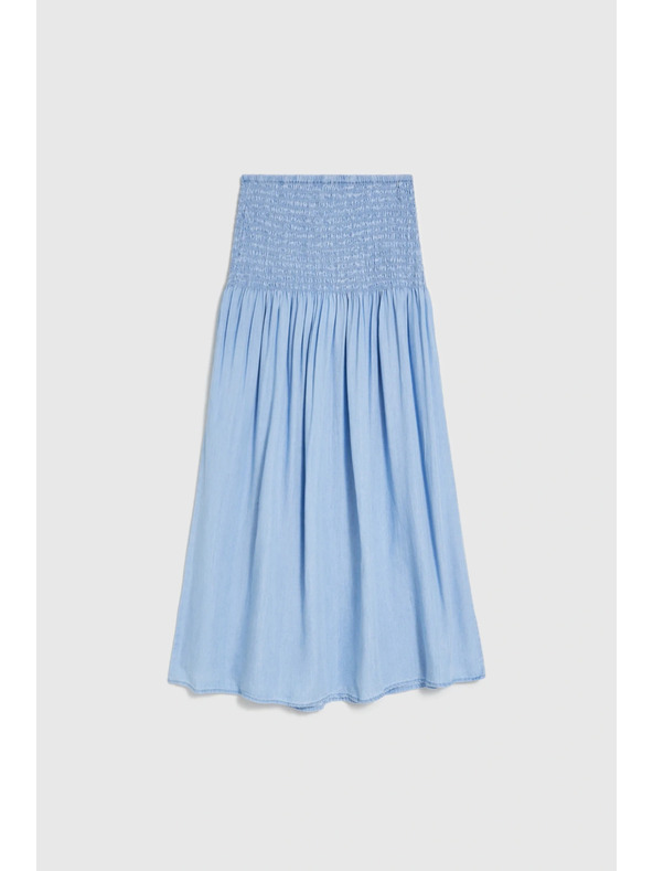 Moodo Lyocell kék szoknya Moodo