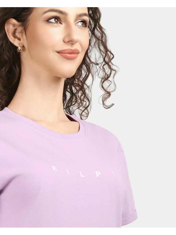 Kilpi Női rövid ujjú pamut pólő Kilpi PROLIX-W Lila