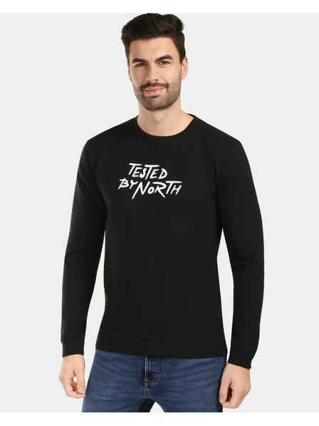 Kilpi Férfi hosszú ujjú pamut pólő Kilpi BASE-M Fekete