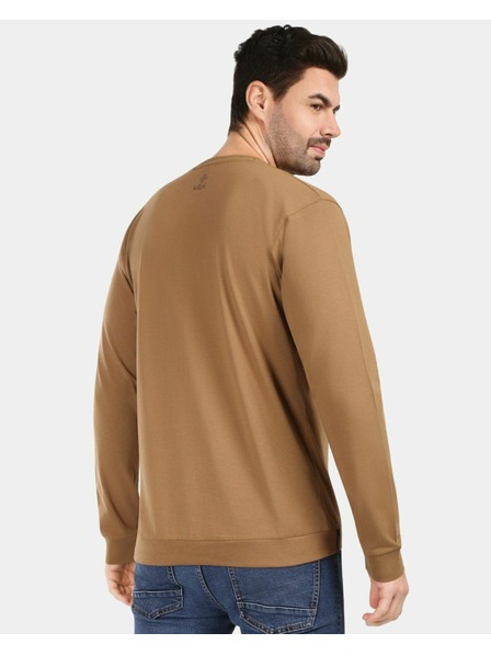 Kilpi Férfi hosszú ujjú pamut pólő Kilpi BASE-M Barna