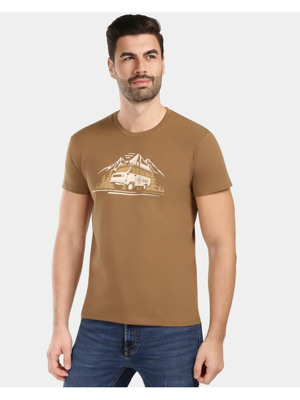 Kilpi Férfi pamut pólő Kilpi SPACER-M Barna