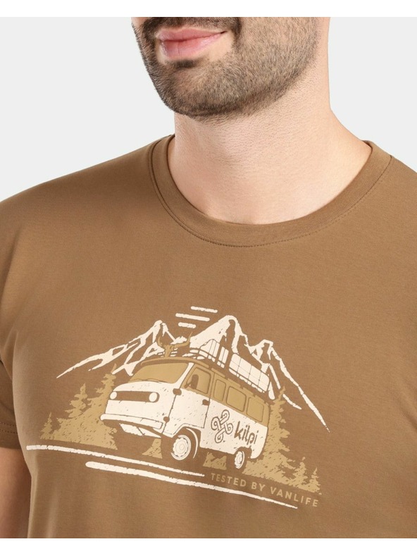 Kilpi Férfi pamut pólő Kilpi SPACER-M Barna