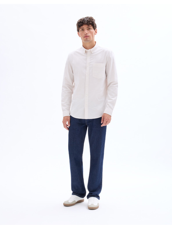 Celio Bézs színű szabályos oxfordi ing Celio Caoxfordy