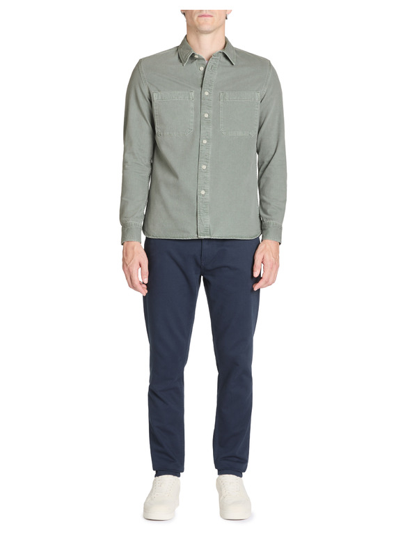 Celio Szürke férfi pamut ing Celio Fegetiml