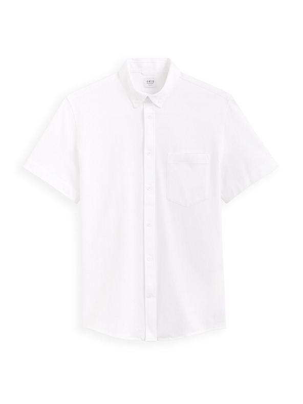 Celio Fehér férfi rövid ujjú ing Celio Barik