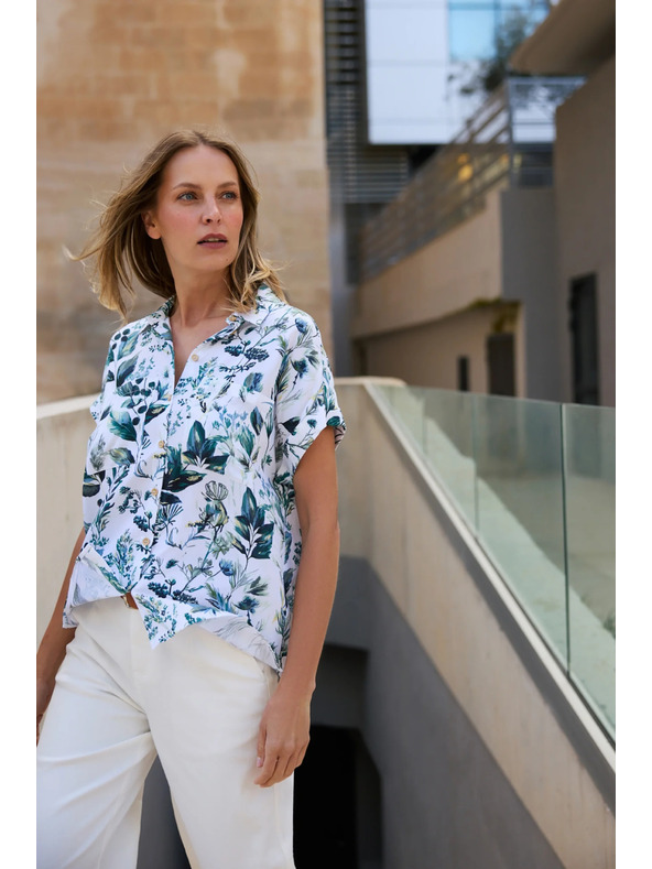 Moodo Fehér viszkóz ing Moodo