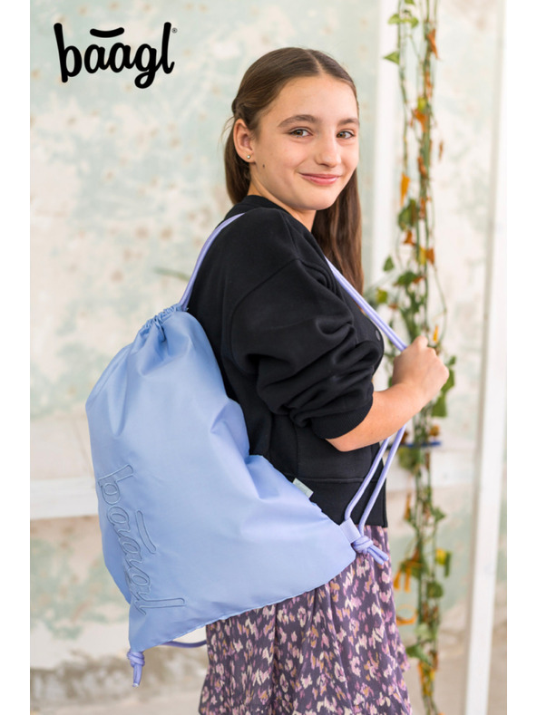BAAGL  BAAGL SET 5 Skate Lilac: hátizsák, tolltartó, zsák, övtáska, noteszgépvédő