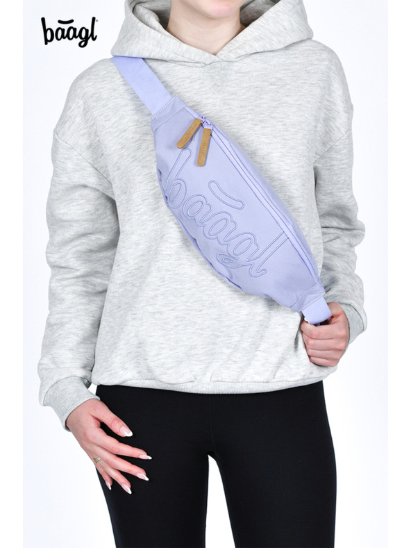 BAAGL  BAAGL SET 5 Skate Lilac: hátizsák, tolltartó, zsák, övtáska, noteszgépvédő