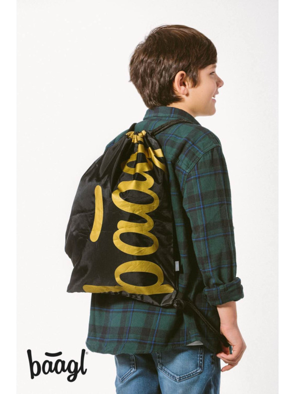 BAAGL  BAAGL SET 5 Skate Gold: hátizsák, tolltartó, zsák, övtáska, noteszgépvédő