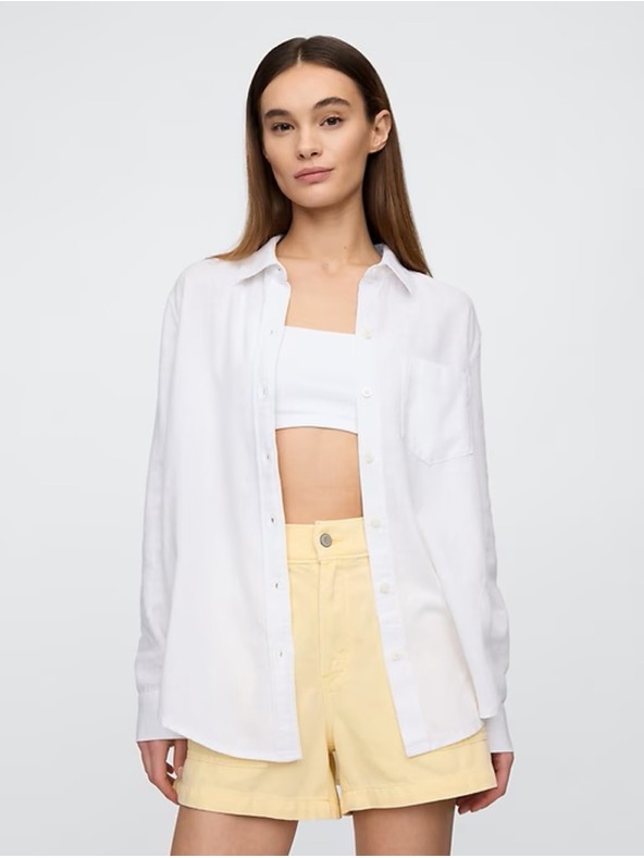 GAP Oversize len ing Easy Shirt GAP