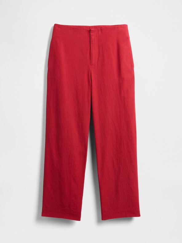 GAP Egyenes szabású lenvászon nadrág GAP