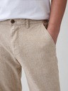 GAP Egyenes szabású lenvászon nadrág GAP