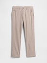 GAP Egyenes szabású lenvászon nadrág GAP