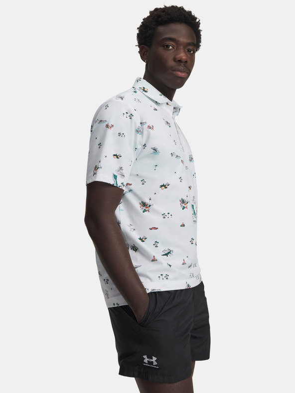 Under Armour Férfi póló Under Armour ArmourDry Golf Trip Printed
