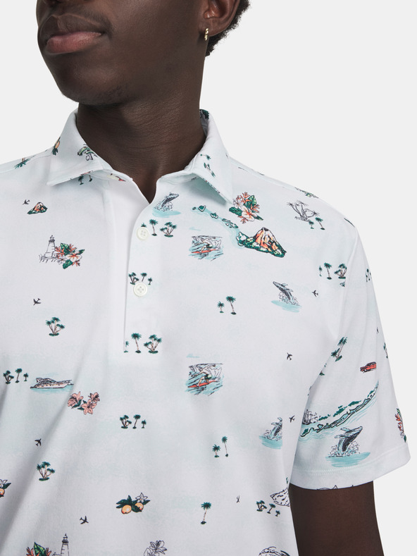 Under Armour Férfi póló Under Armour ArmourDry Golf Trip Printed