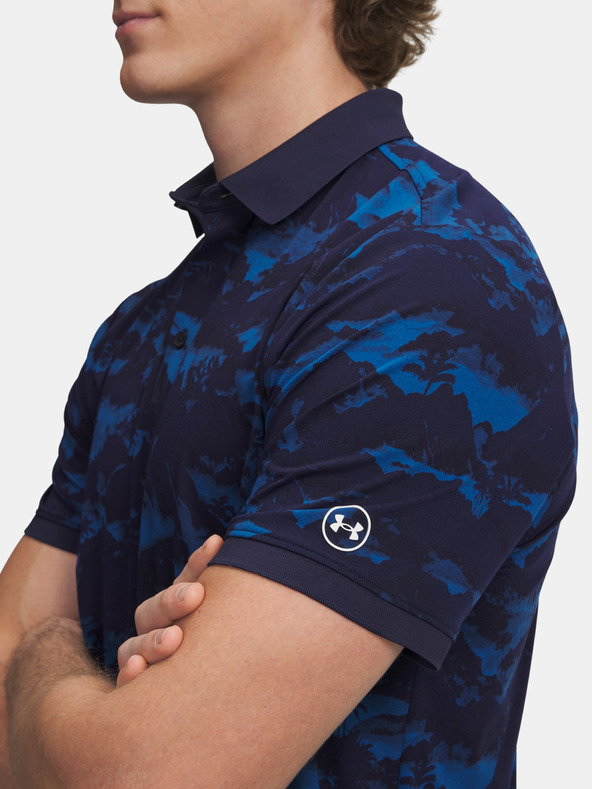 Under Armour Férfi póló Under Armour UA ArmourDry Print Rib Polo