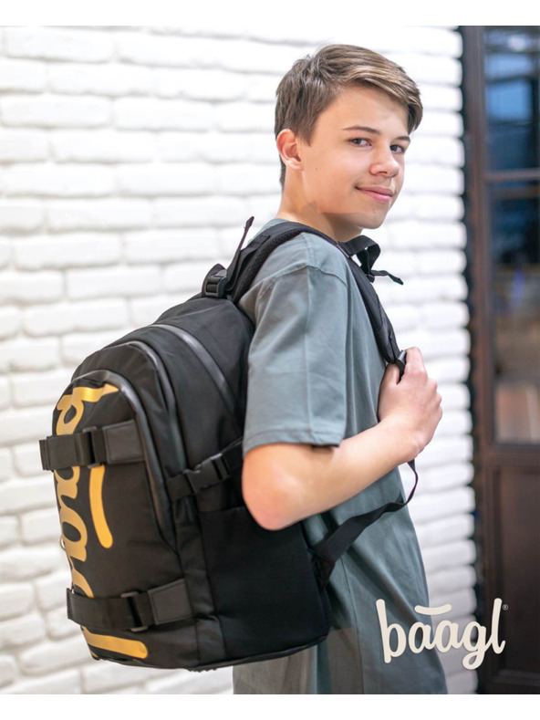BAAGL  BAAGL Skate Gold iskolai hátizsák