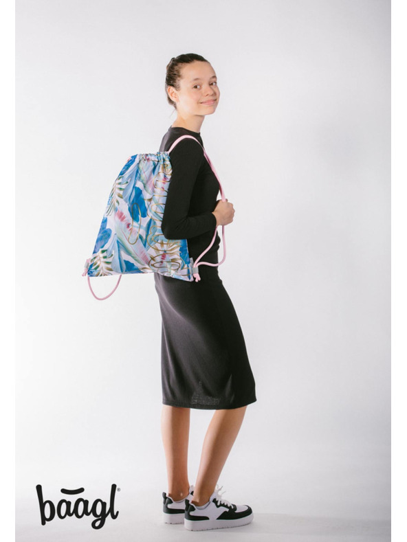 BAAGL  BAAGL SET 5 Skate Leafs: hátizsák, tolltartó, táska, övtáska, notebook tok