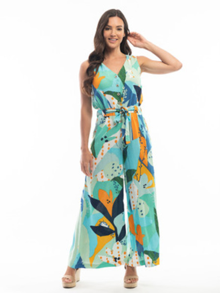 Orientique Türkiz női mintás overall