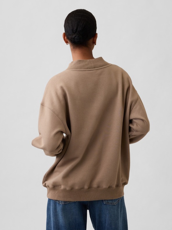 GAP Oversize polár pulóver GAP