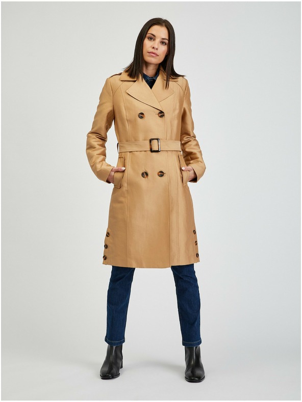 Orsay ORSAY világosbarna női ballonkabát