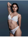 Marks & Spencer Sima Body Soft™ dekoltált melltartó csontokkal, méret A–E Marks & Spencer fehér