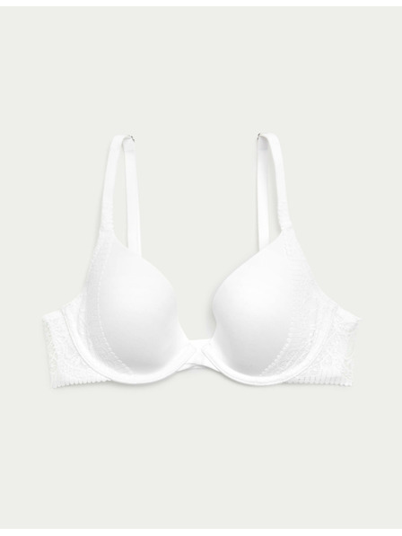 Marks & Spencer Sima Body Soft™ dekoltált melltartó csontokkal, méret A–E Marks & Spencer fehér