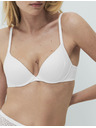 Marks & Spencer Sima Body Soft™ dekoltált melltartó csontokkal, méret A–E Marks & Spencer fehér