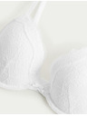 Marks & Spencer Dekoltált melltartó csontokkal és csipkével, méret A–E Marks & Spencer fehér