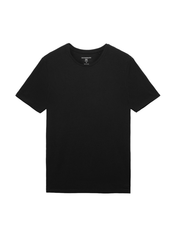 Marks & Spencer Marks & Spencer fekete Supima® pamut keverék trikó