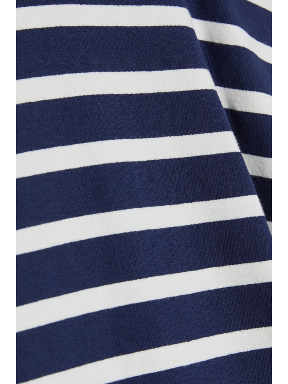 Moodo Sötétkék csíkos Moodo pamut póló