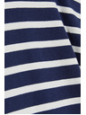 Moodo Sötétkék csíkos Moodo pamut póló