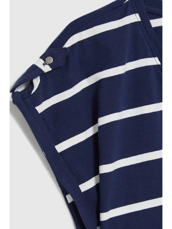 Moodo Csíkos blúz sötétkék Moodo