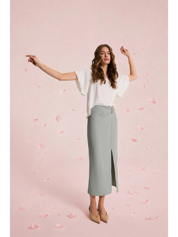 Moodo Ing széles ujjakkal fehér Moodo