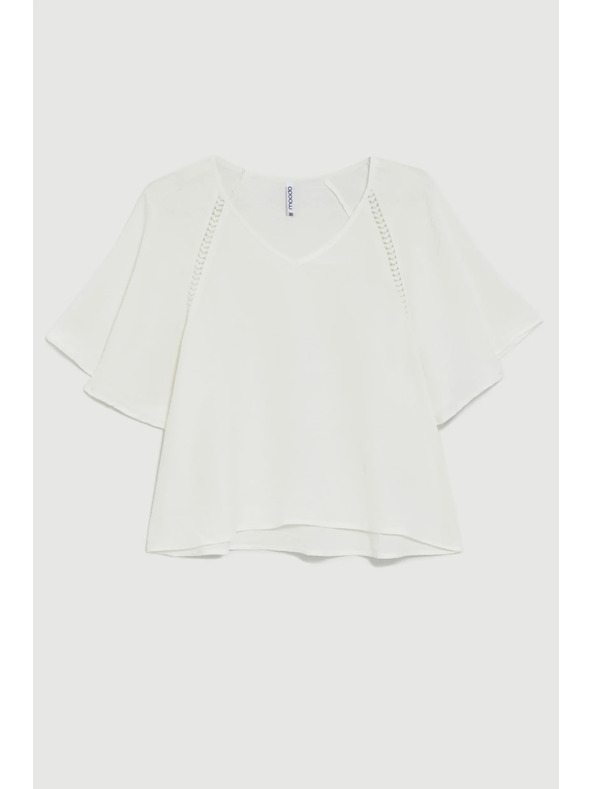 Moodo Ing széles ujjakkal fehér Moodo