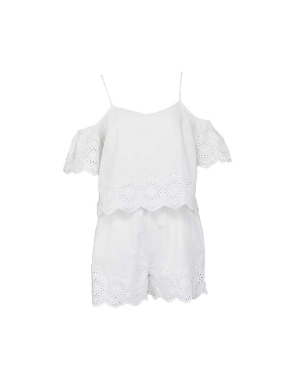 CAMAIEU Fehér overall CAMAIEU