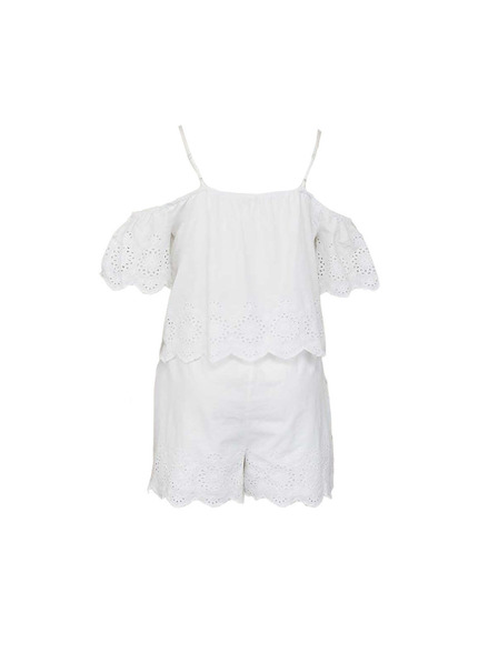 CAMAIEU Fehér overall CAMAIEU