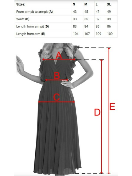 numoco LINDA Selyemszerű légies ruha csipkés nyakkivágással - bézs