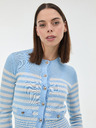 Orsay ORSAY Világoskék csíkos női kardigán