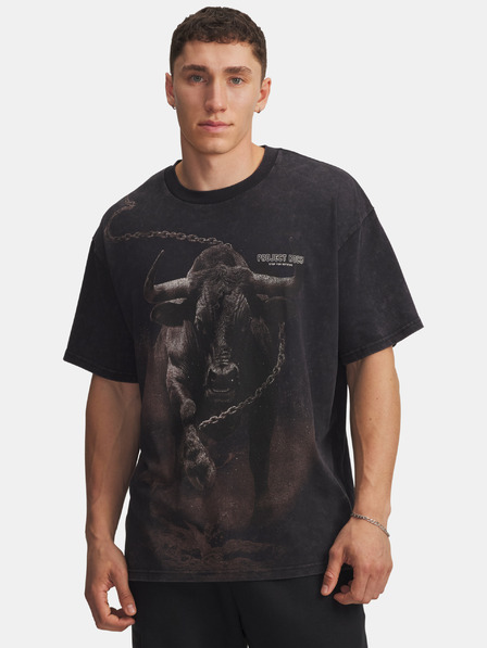 Under Armour Férfi póló Under Armour Pjt Rck Washed HWT-BLK