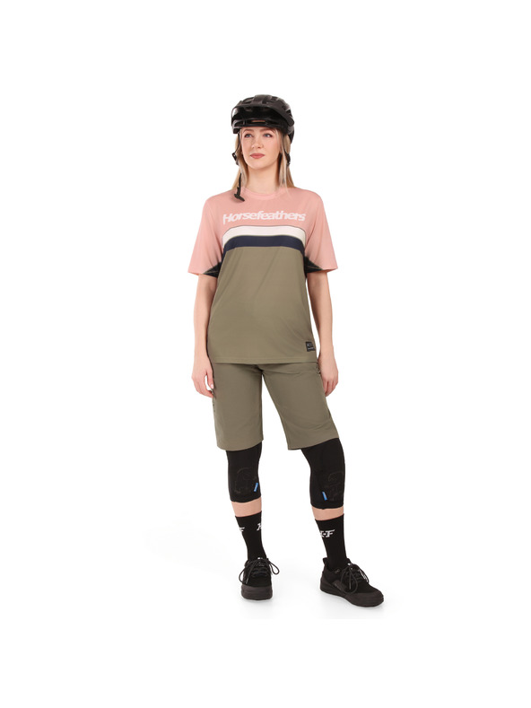 Horsefeathers Bike jersey Quantum W - lotus/taupe